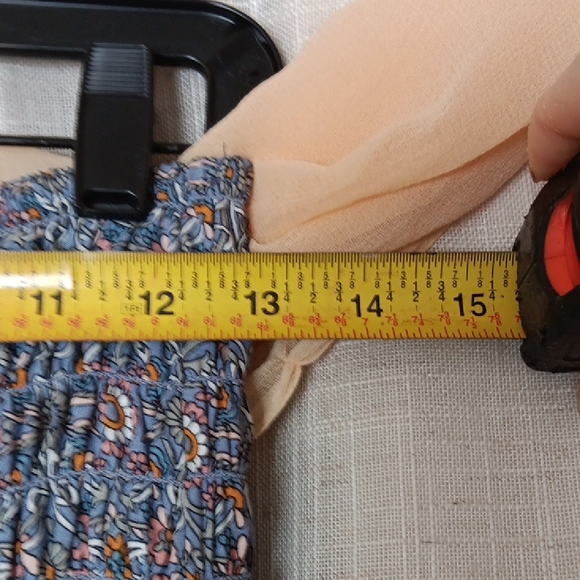 Floral Blue Maxi Skirt - Picture 8 of 9